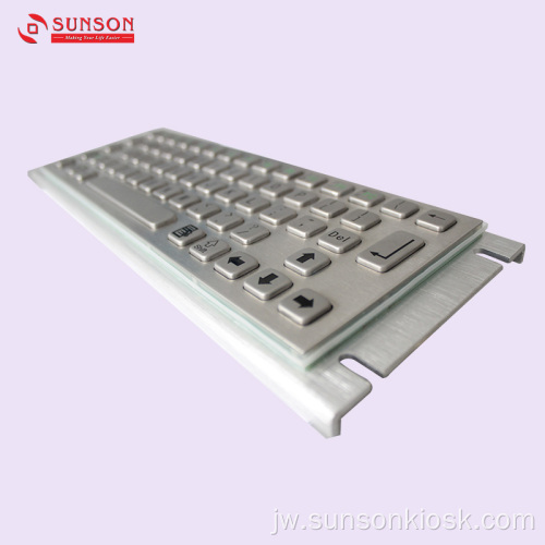 Waterproof Metal Keyboard kanggo Informasi Kiosk